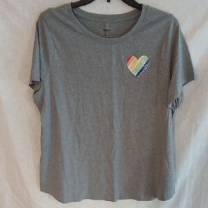 Sonoma Women's Plus Gray T-Shirt